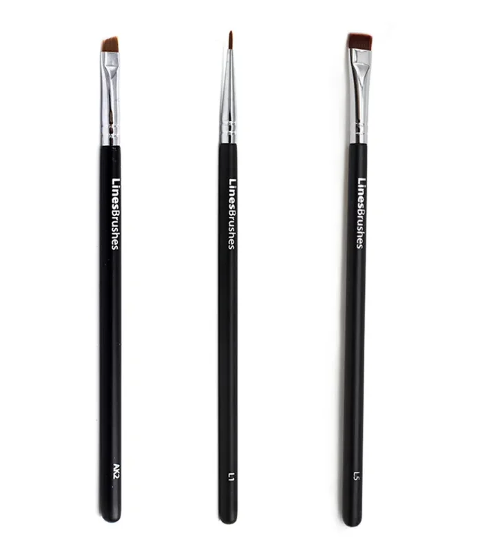 Lines brush set EYELINER 3 / 1